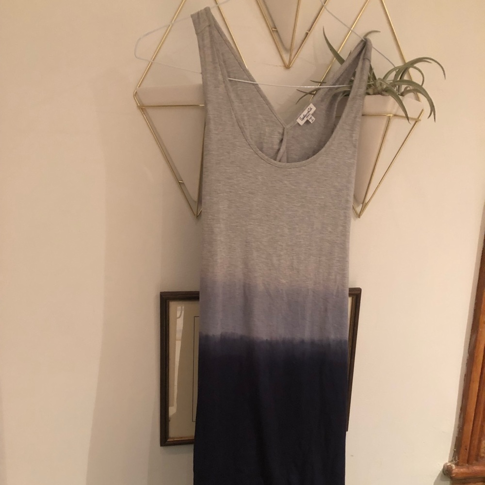 ⚡️SPLENDID Midi Dress | Blue Tye Died💕